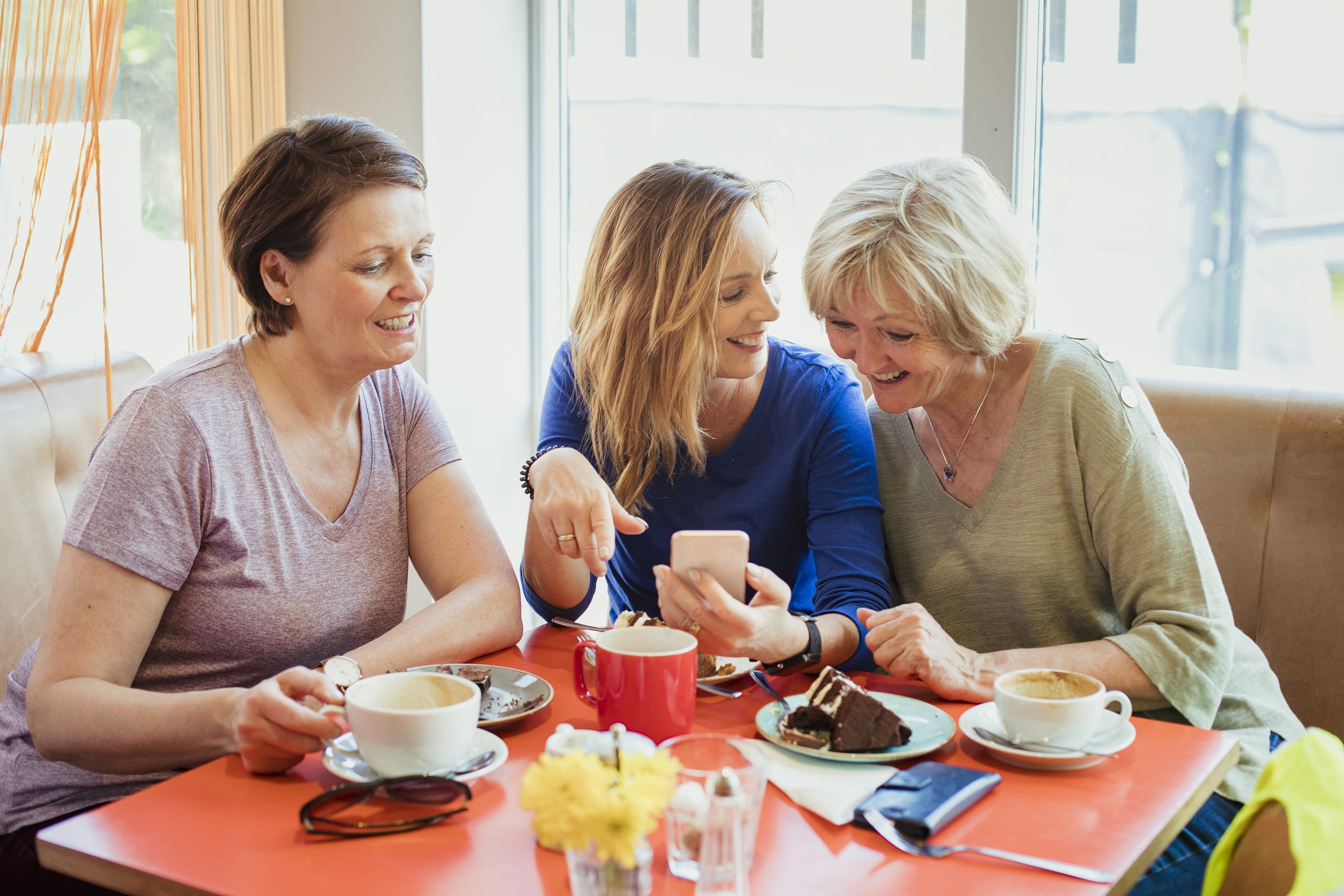 Woman eating meal at table