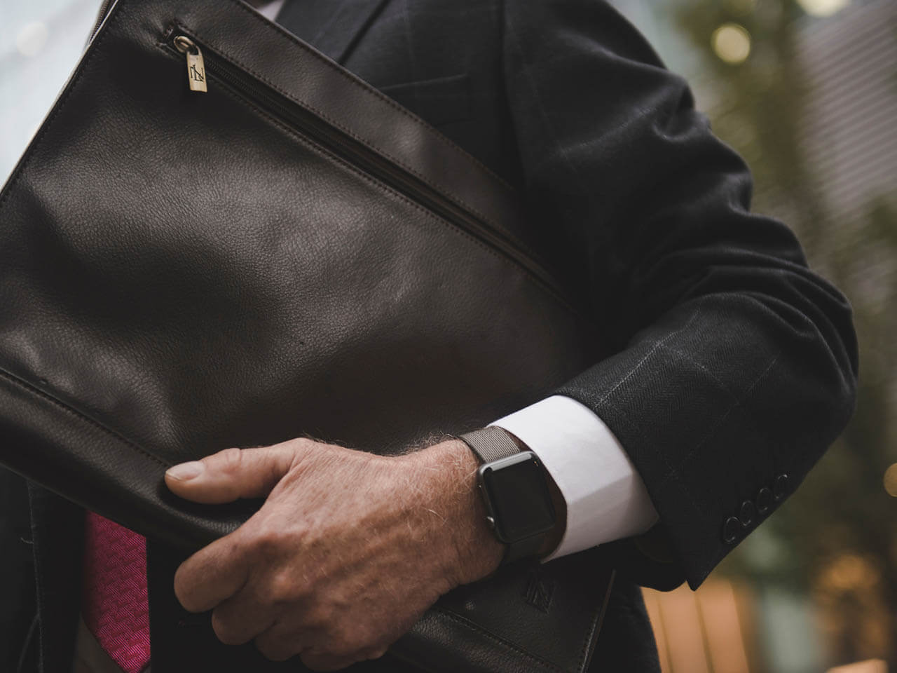 business man briefcase