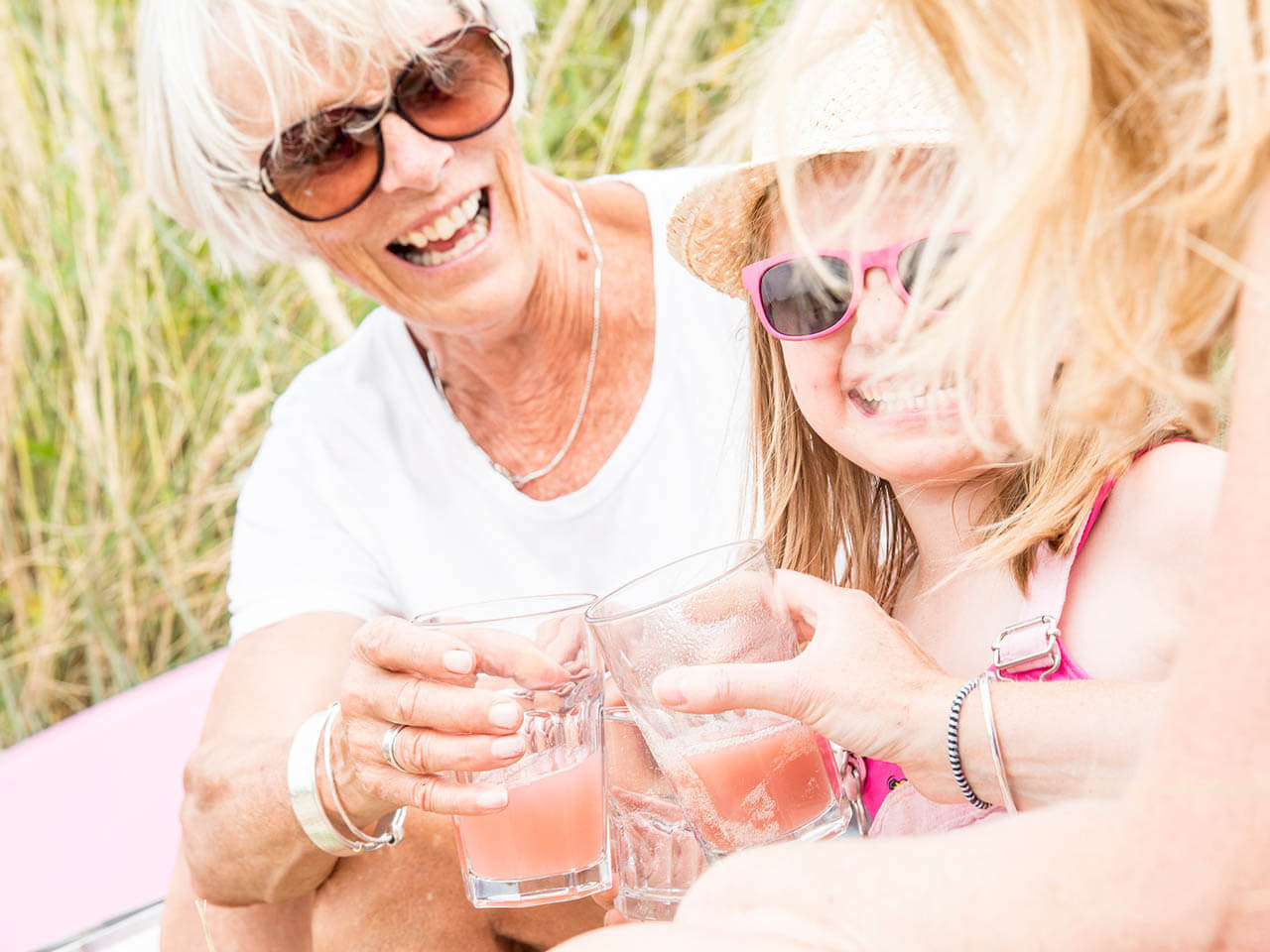 grandparents with daughter