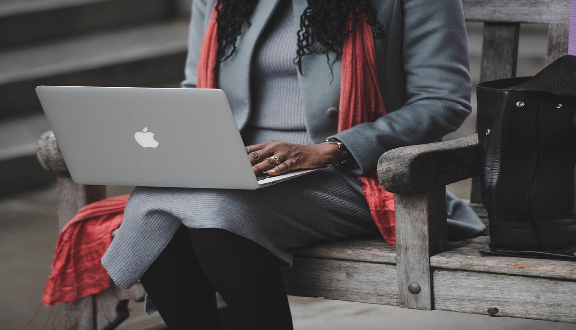 Businesswoman laptop