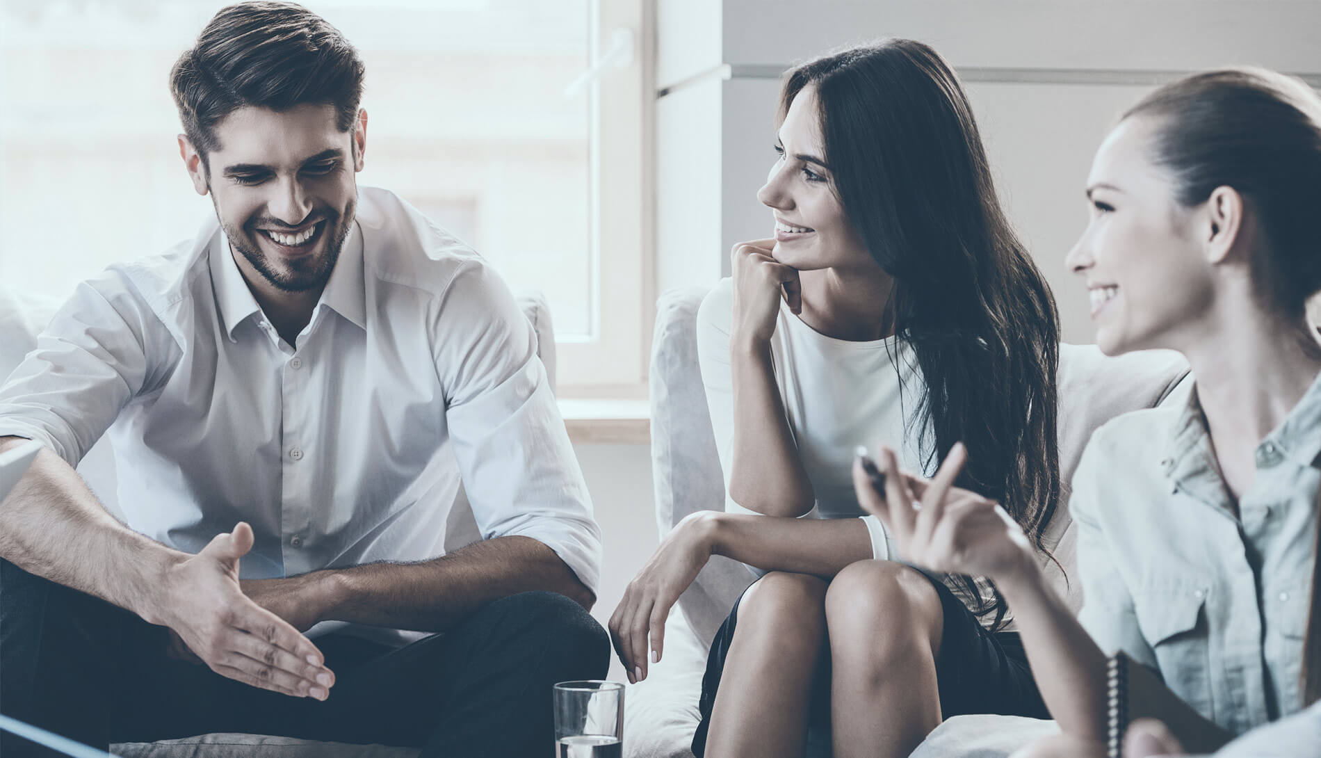 Professionals meeting together