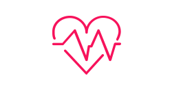 Heart beat icon