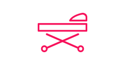 Hospital bed icon