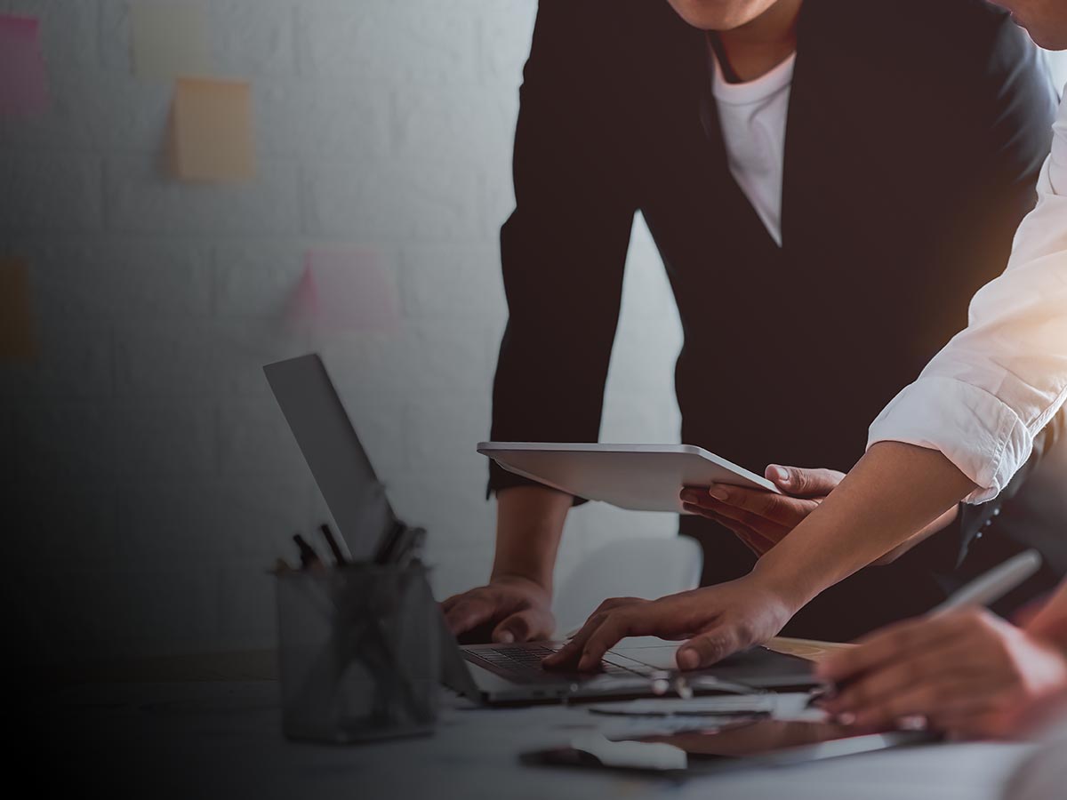 Working in the office